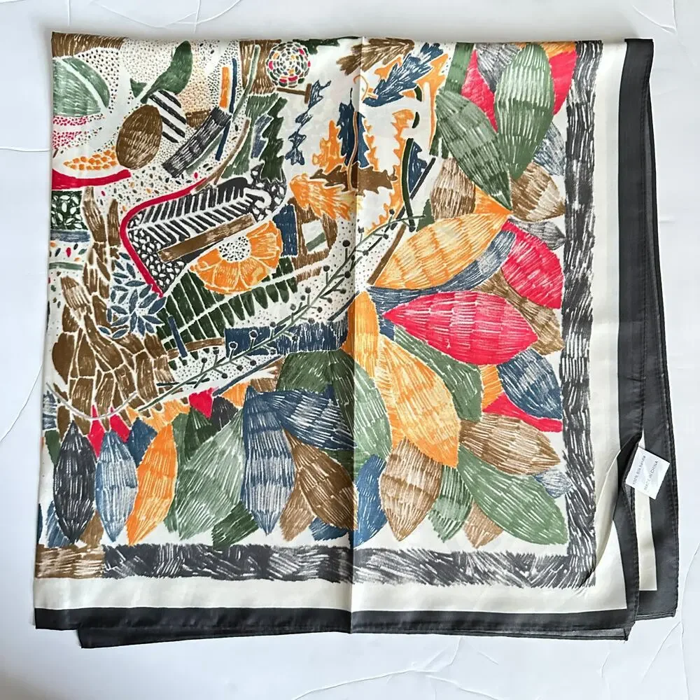 👉 Colorful Boho Bliss Silk Scarf